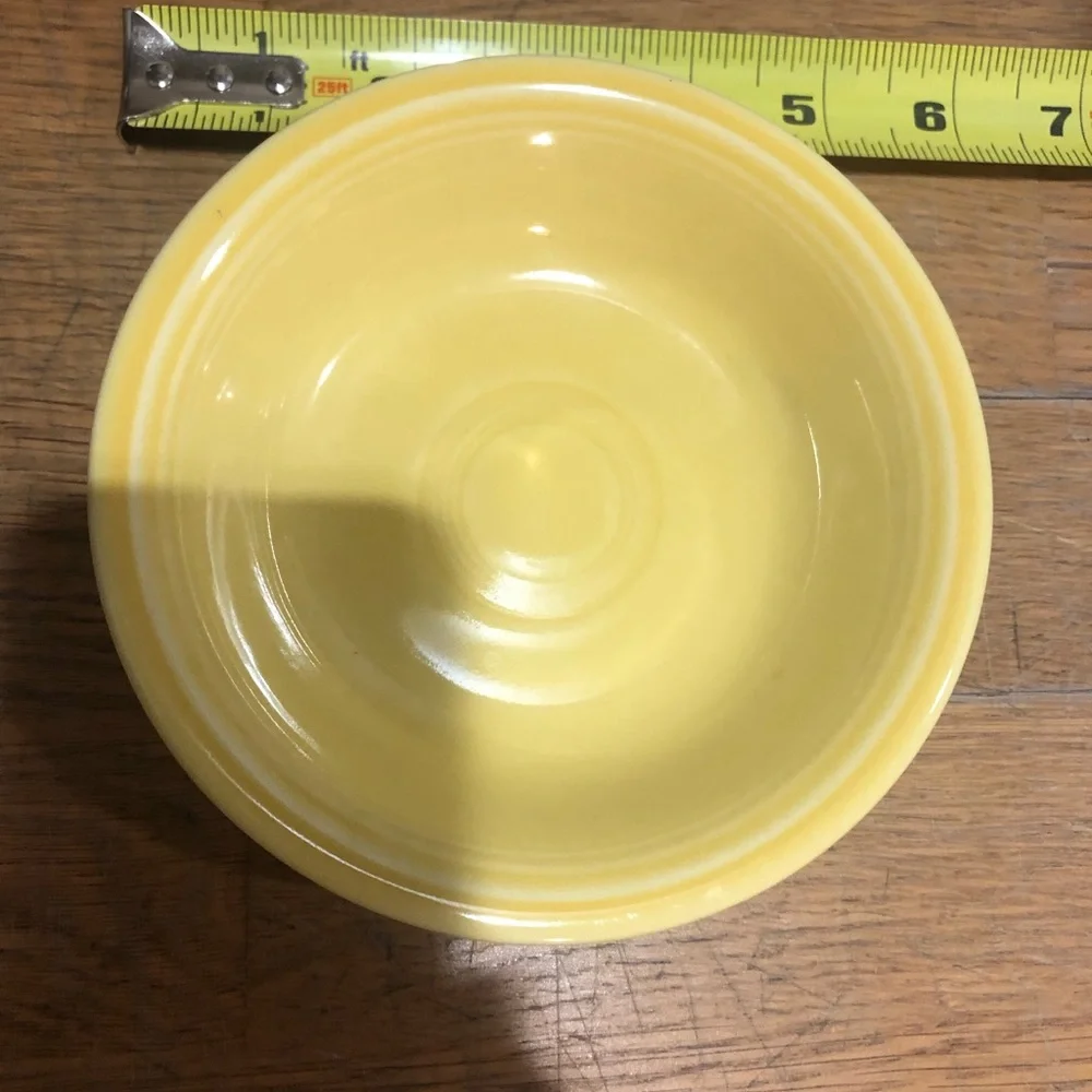 Fiestaware Yellow Set of 2 Fruit/ Desert Bowls‎